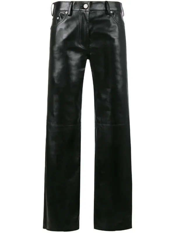 calvin klein leather pants