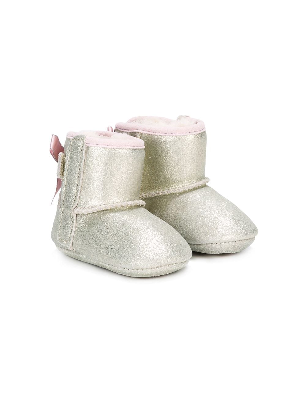 фото Ugg Australia Kids блестящие угги-пинетки 'Jessi Bow II'