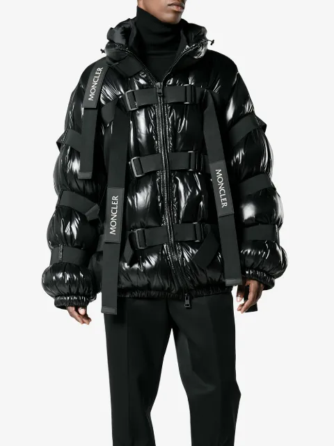 moncler coat with straps moncler coat with straps