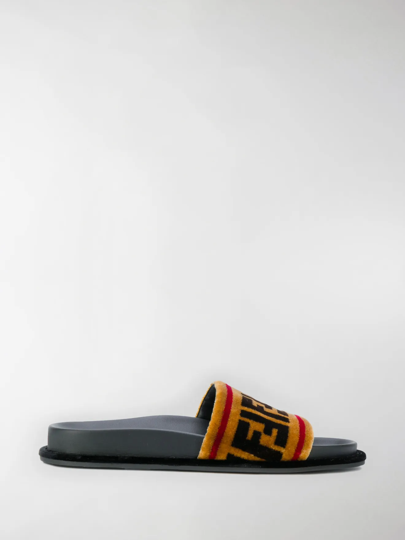 Velvet fendi slides clearance