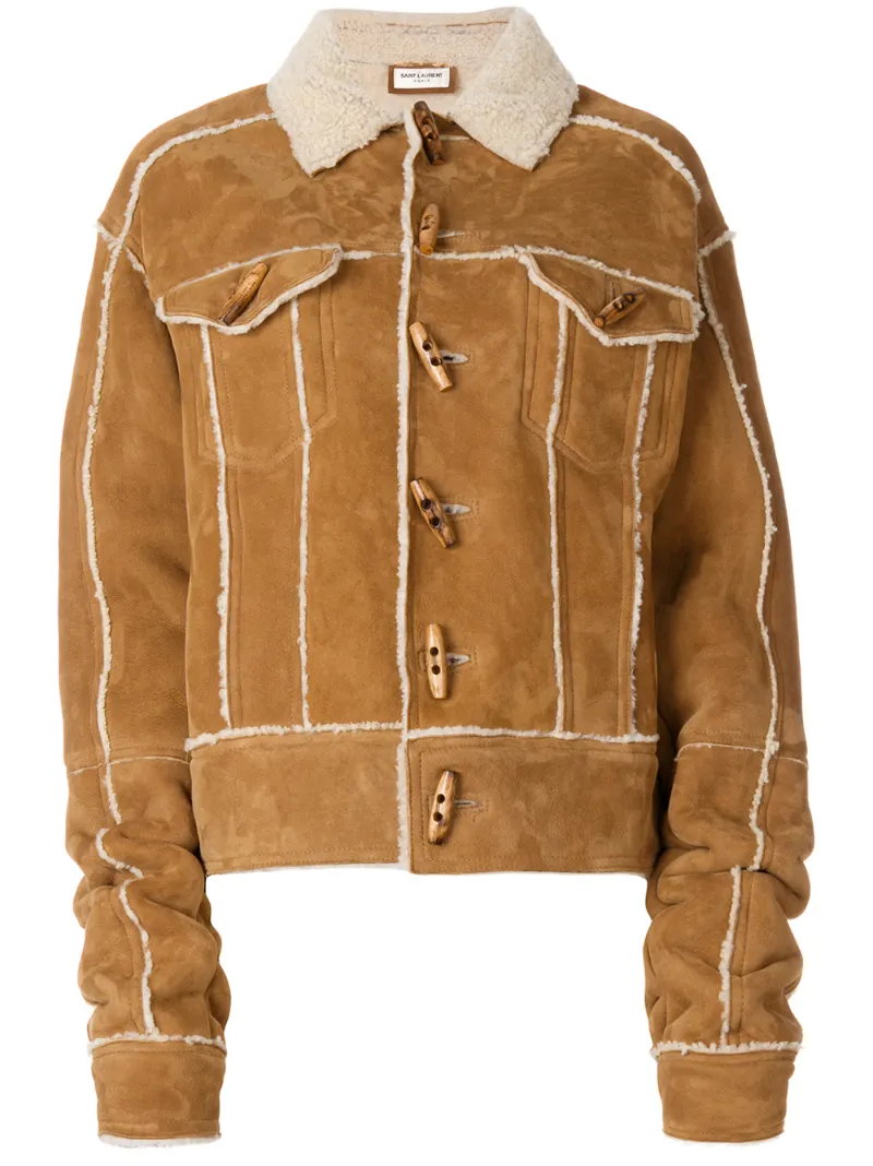Коричневая короткая дубленка. Saint Laurent Shearling. Дубленка Ив сен Лоран. Дубленка Saint Laurent. Olivieri дубленки Shearling