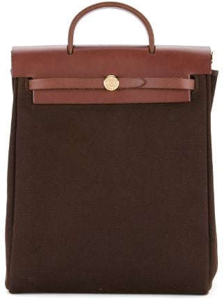 HERMES Backpacks Herbag Hermès Cloth For Female for Women