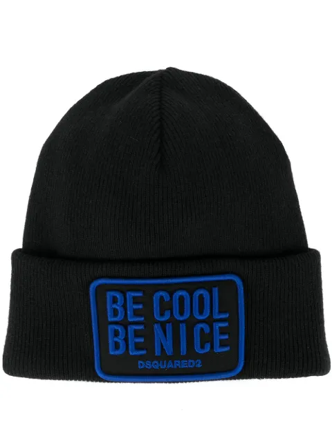 Dsquared2 Be Cool Be Nice beanie 