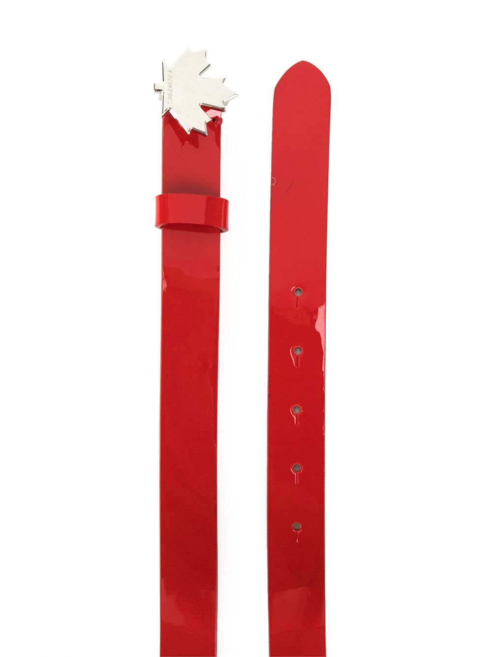 фото Dsquared2 enamelled maple leaf belt