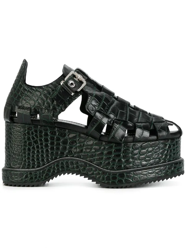 flatform closed toe shoes