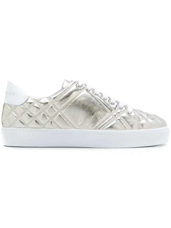 burberry sneakers silver