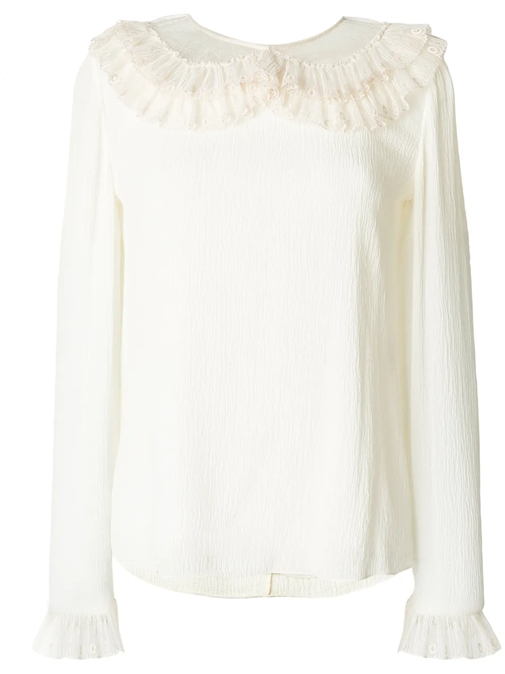 Chloé Ruffle Collar Blouse - Farfetch