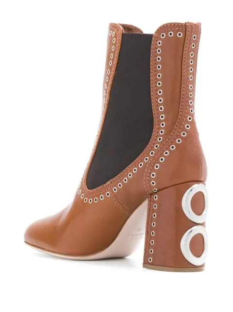 miu miu canvas ankle boots