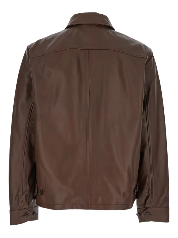 Polo Ralph Lauren Polo Pony-debossed Jacket | Brown | FARFETCH
