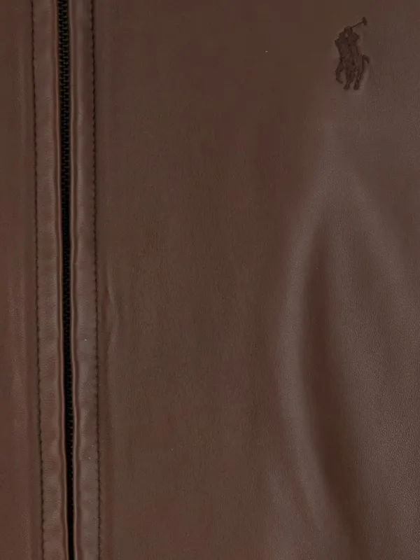 Polo Ralph Lauren Polo Pony-debossed Jacket | Brown | FARFETCH