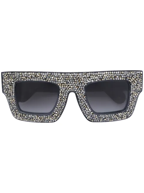 ANNA-KARIN KARLSSON 'Mr. 5AM Poems' Sonnenbrille mit Swarovski-Kristallen