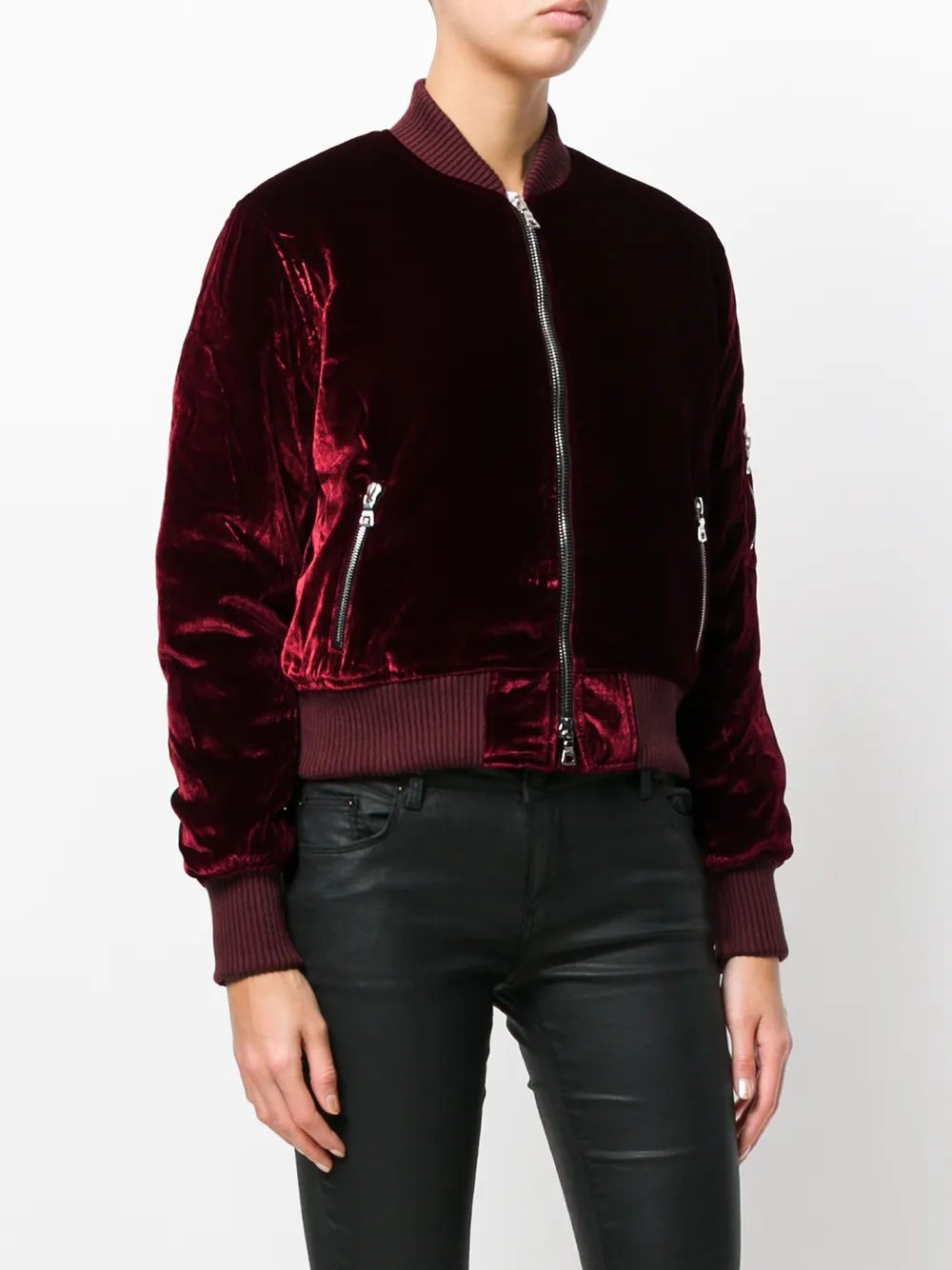 AMIRI Velvet Bomber Jacket - Farfetch