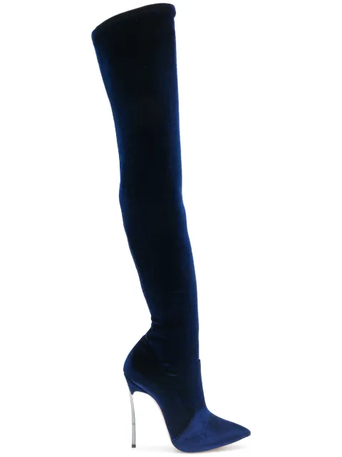 casadei thigh boots