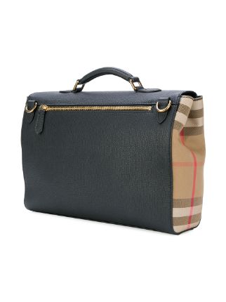 burberry house check satchel