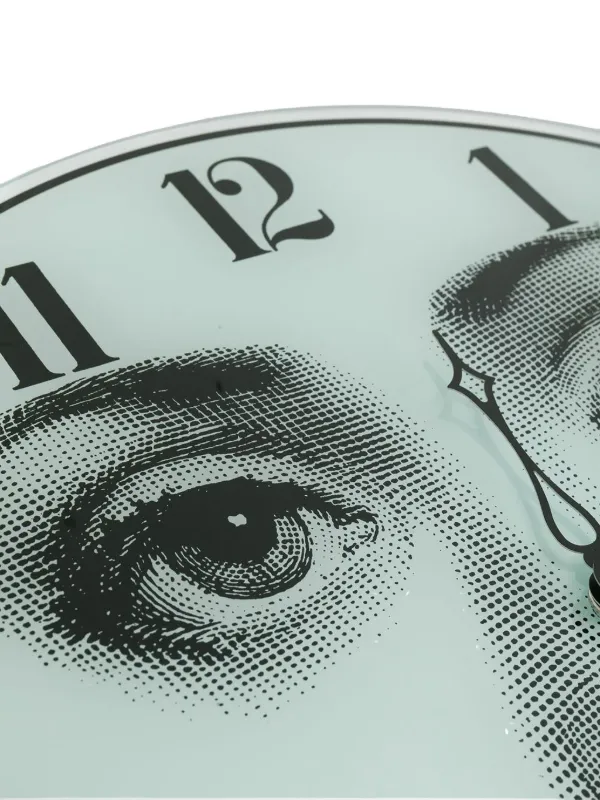 Fornasetti Face Painted Clock | White | FARFETCH