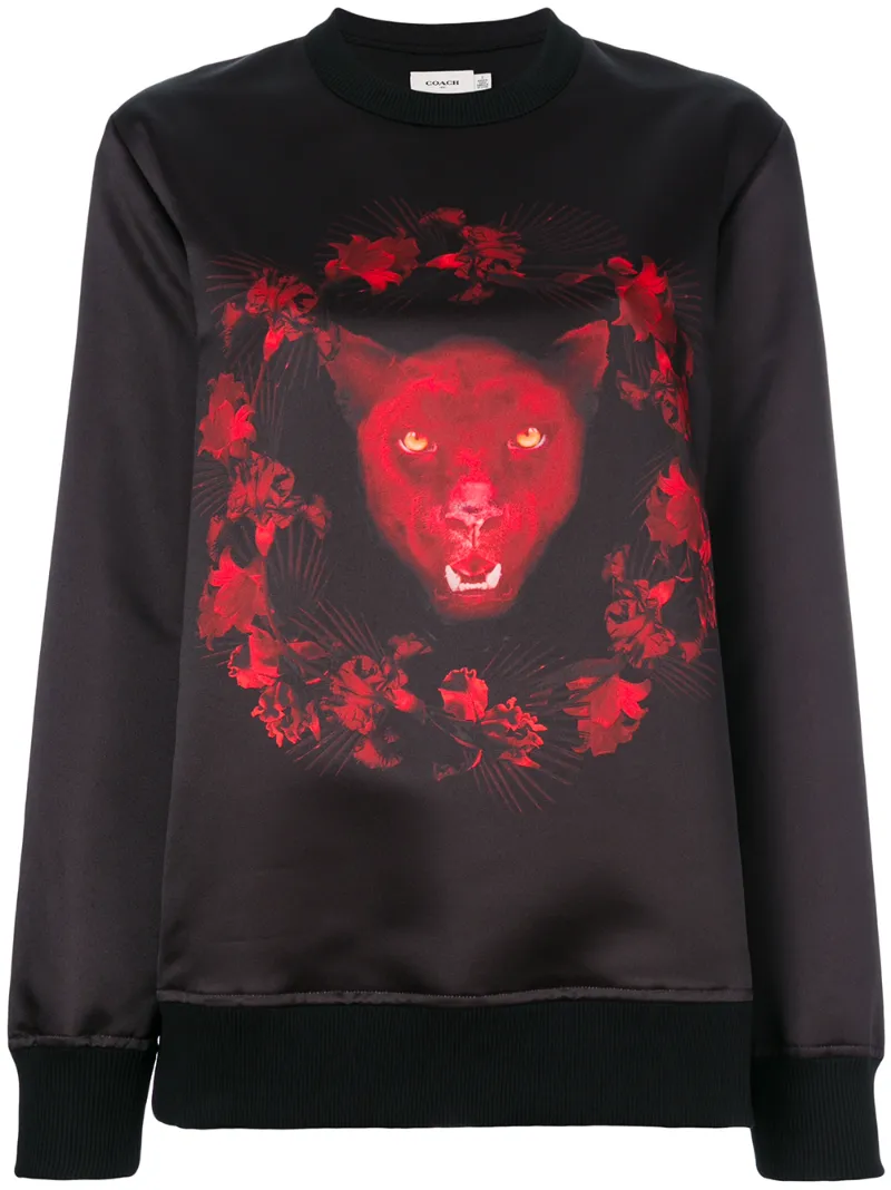 толстовка с принтом пантеры Givenchy