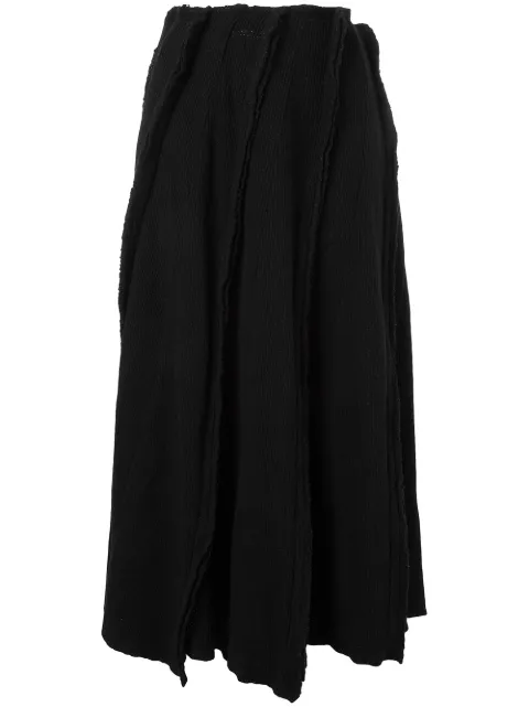 Comme Des Garçons Pre-Owned ribbed knit skirt