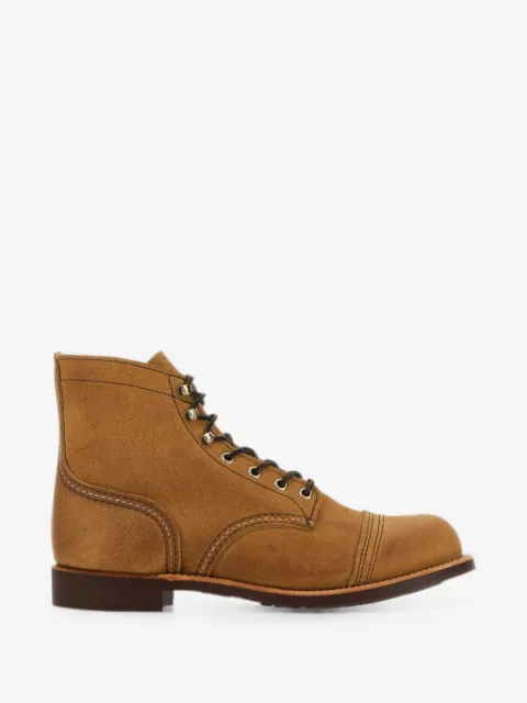 Red Wing Shoes Camel suede Iron Ranger desert boots