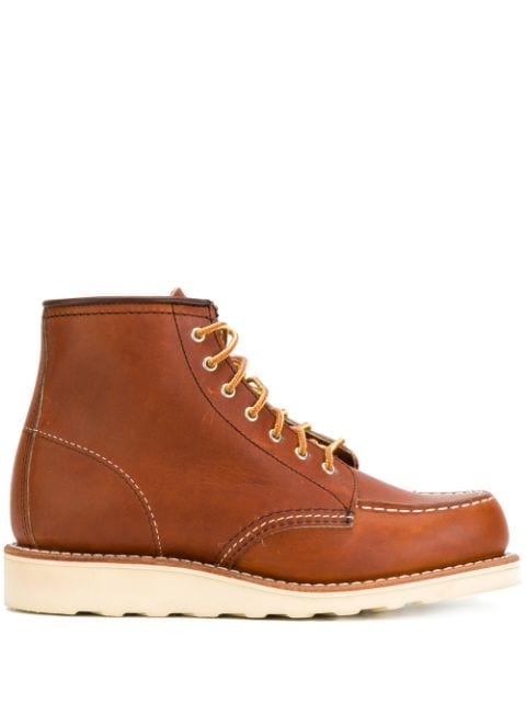 Red Wing Shoes lace-up loafer boots