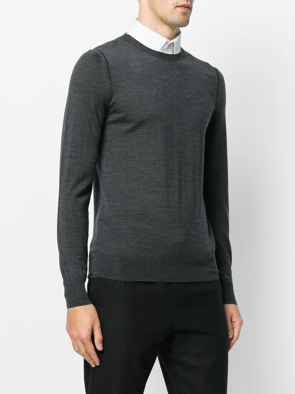 Paolo Pecora crew-neck jumper Grijs