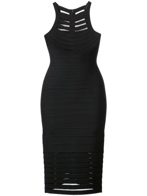 Herve Leger HervÉ LÉger Emely Translucent Band Dress Black Modesens Herve Leger HervÉ LÉger Emely Translucent Band Dress Black