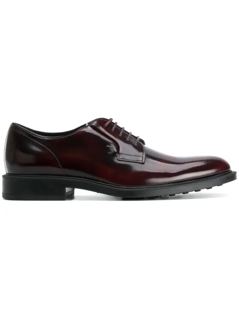 Tod's derbies à effet verni