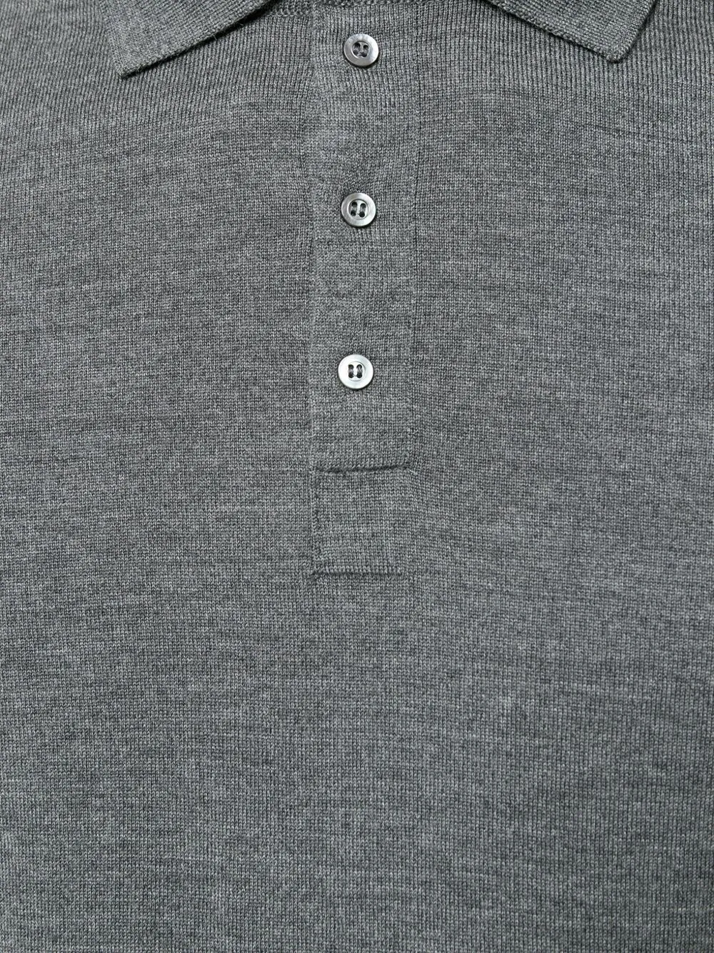 Drumohr Effen poloshirt Grijs