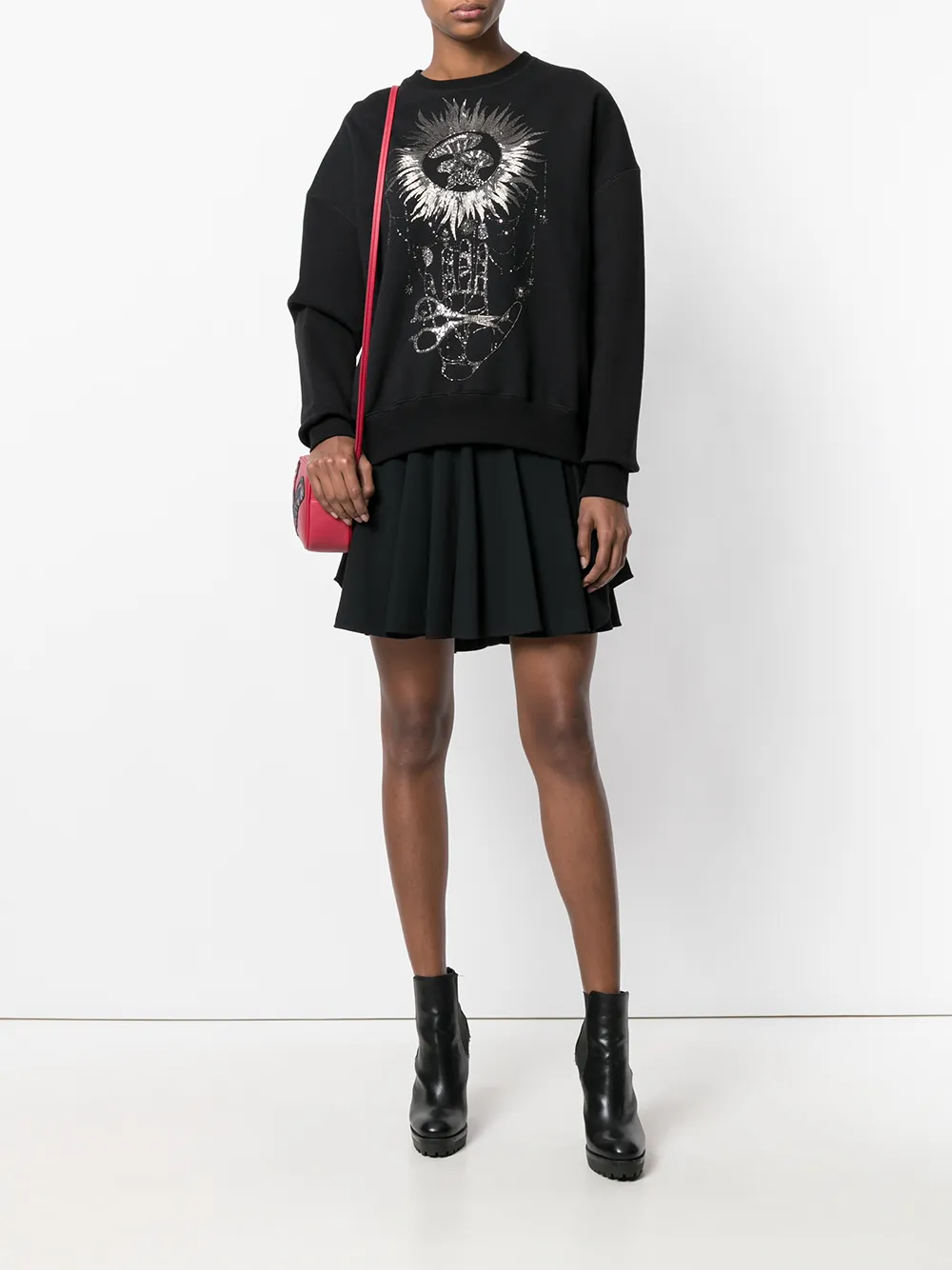 Alexander McQueen embroidered sweatshirt | Knitted Sweaters | Image 2