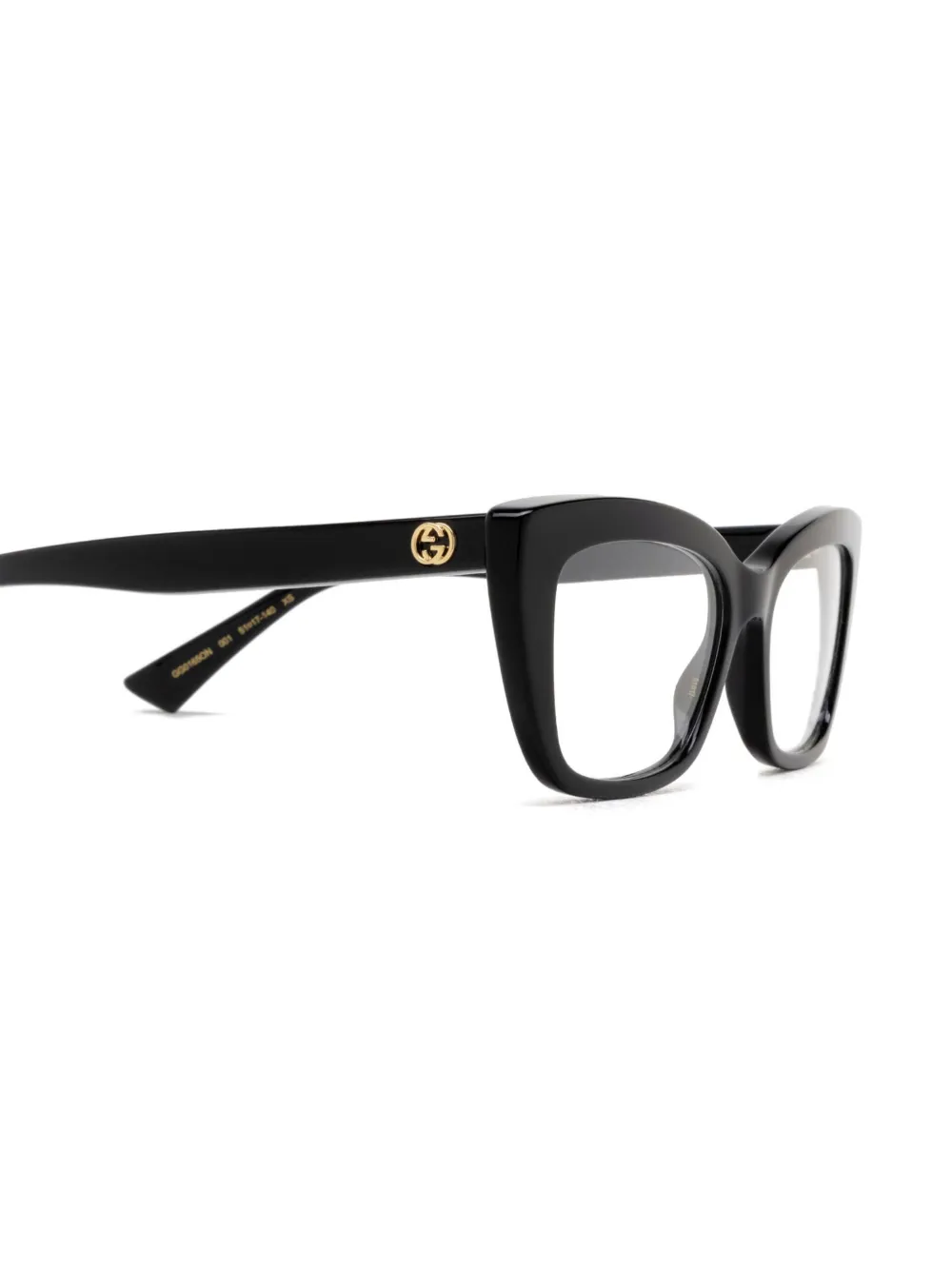 Gucci Eyewear square frame glasses Zwart