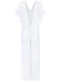 Amir Slama knitted beach dress - White