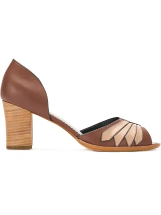Pumps Peep Chofakian Farfetch Sarah Toe vNny0O8mwP