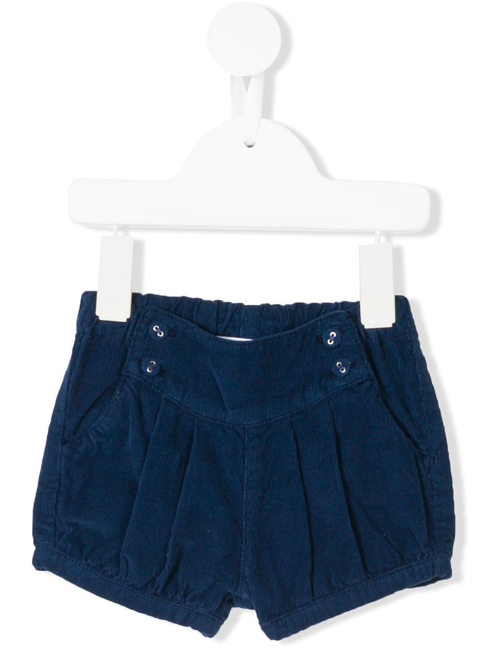 Shop Knot Corduroy Shorts In Blue
