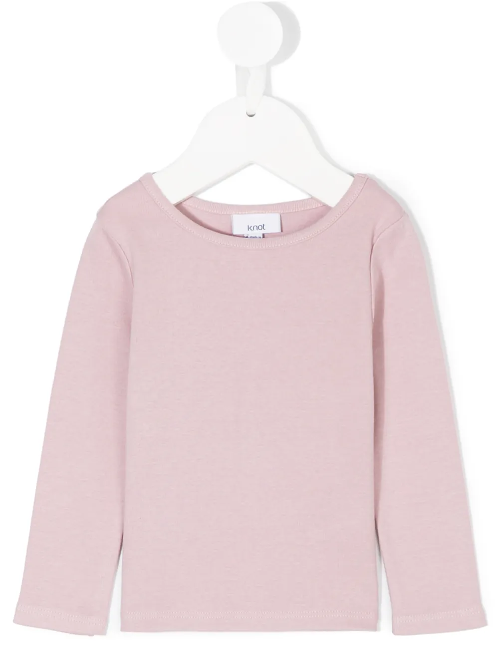 

Knot Chick long-sleeved T-shirt - Rosado