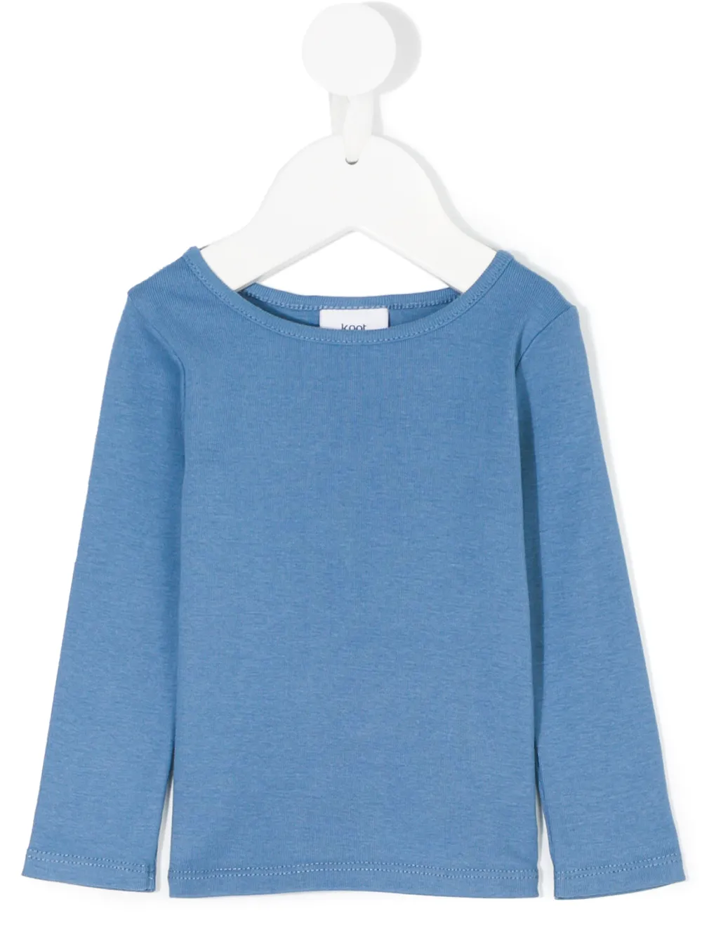 

Knot long-sleeved cotton T-shirt - Blue