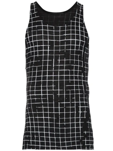 Haider Ackermann Perfusion Distorted Monochrome Vest