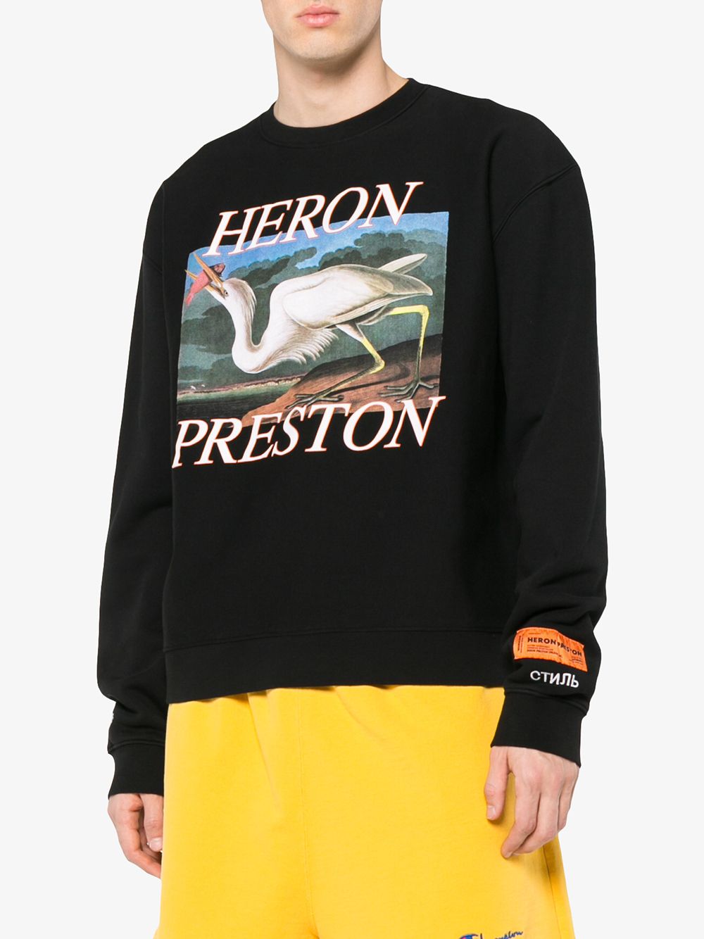 фото Heron preston толстовка с круглым вырезом 'heron'