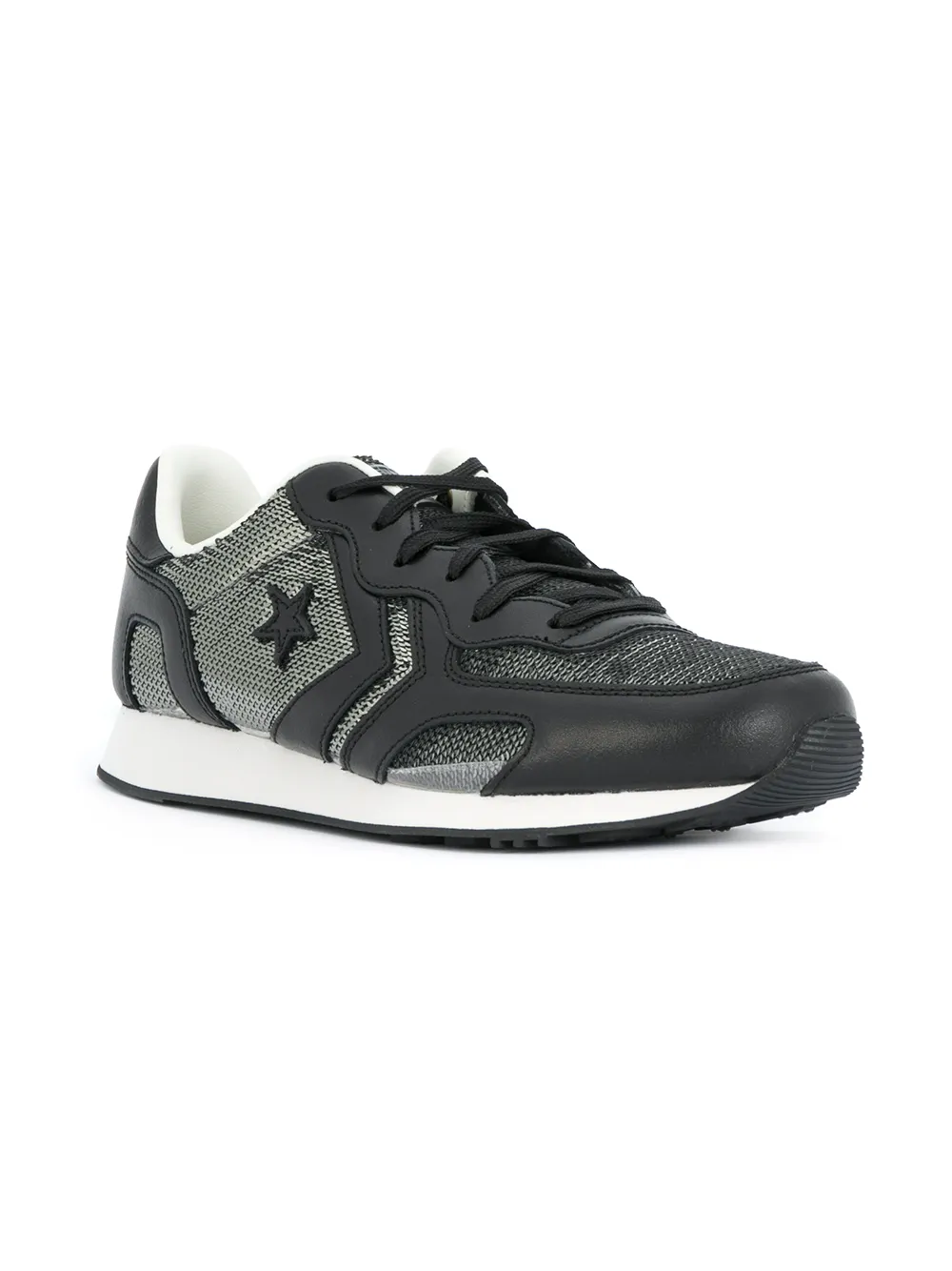 converse negras lentejuelas