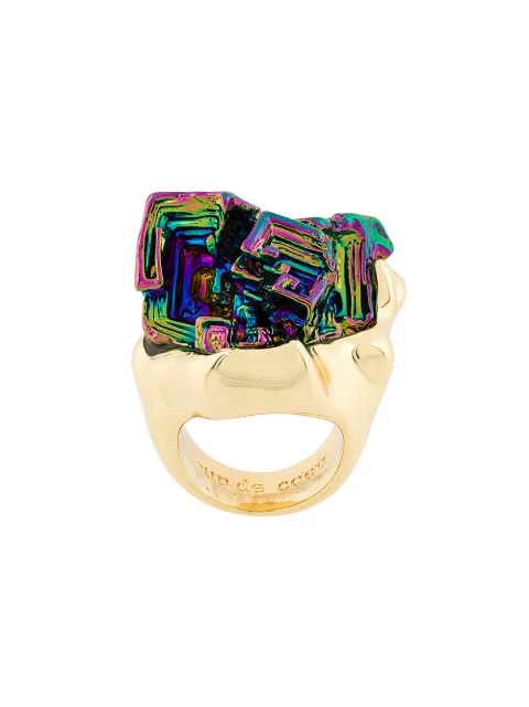 Coup De Coeur Vortex Rainbow Stone ring