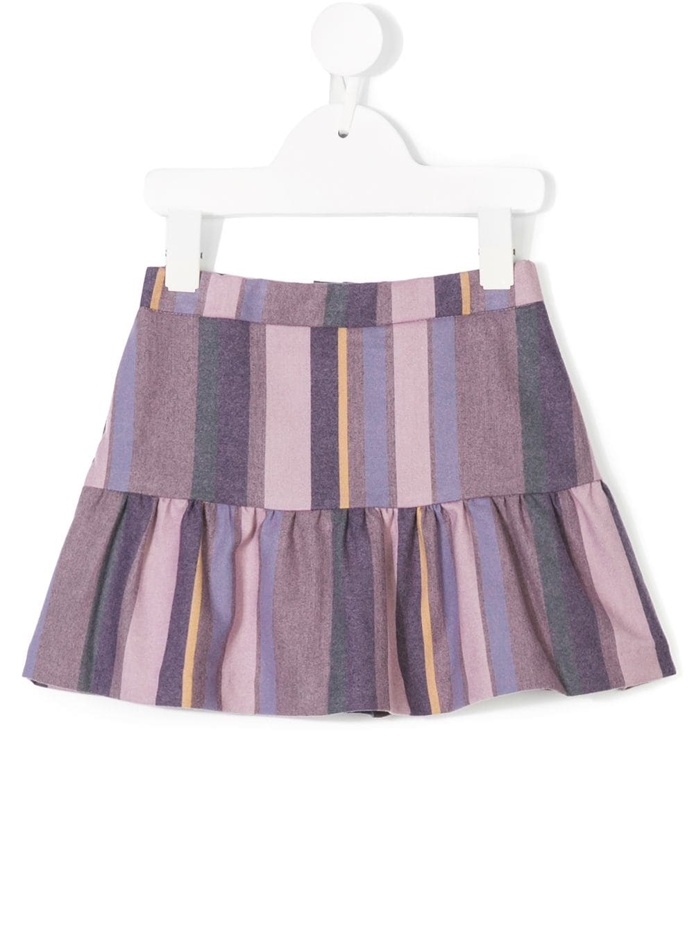 Shop Knot Art Stripes Skirt In Pink