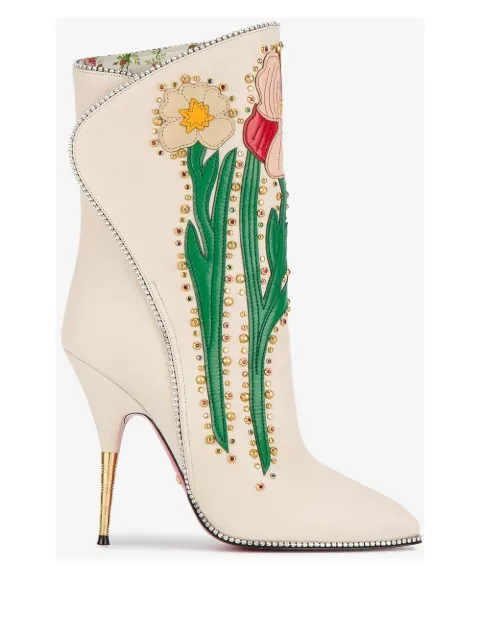 gucci flower boots