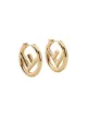 Image 1 of Fendi logo hoops