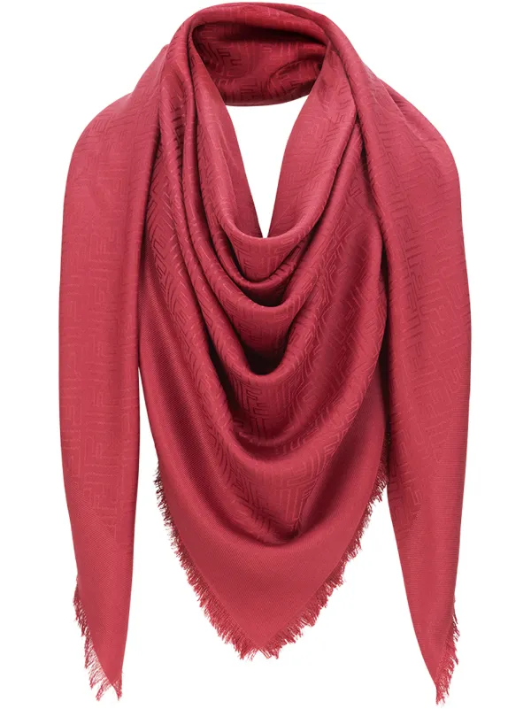 fendi pink shawl