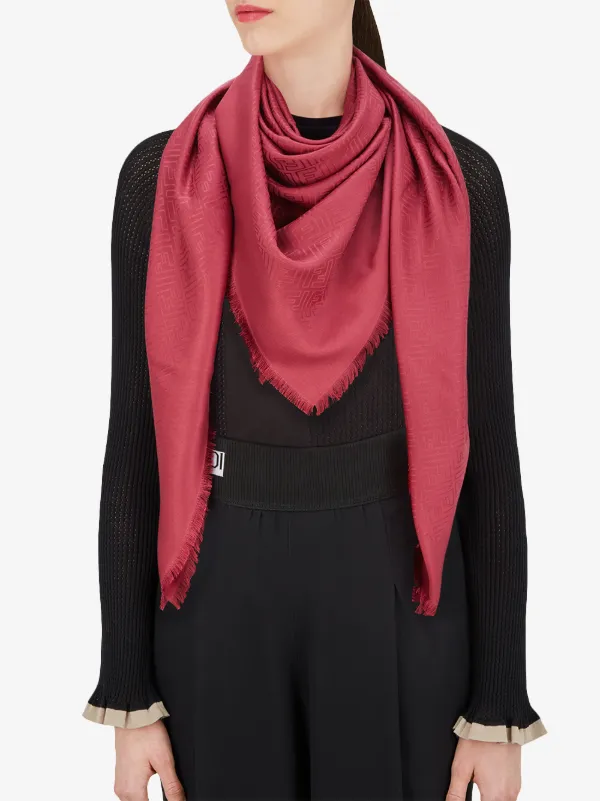 red fendi scarf