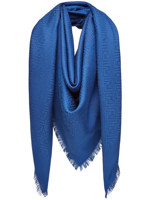 fendi blue scarf
