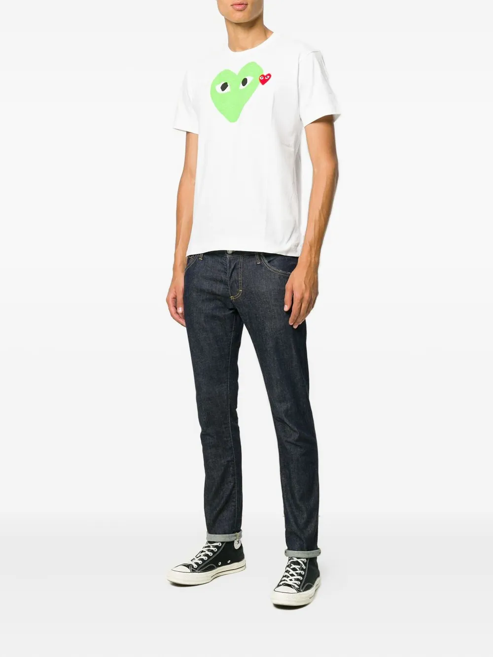 Comme Des Garçons Play graphic print T-shirt | T-Shirts | Image 2
