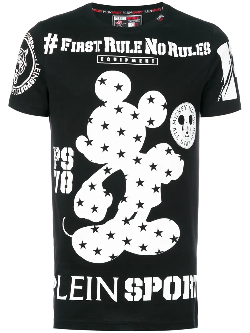 футболка с принтом Mickey  Plein Sport