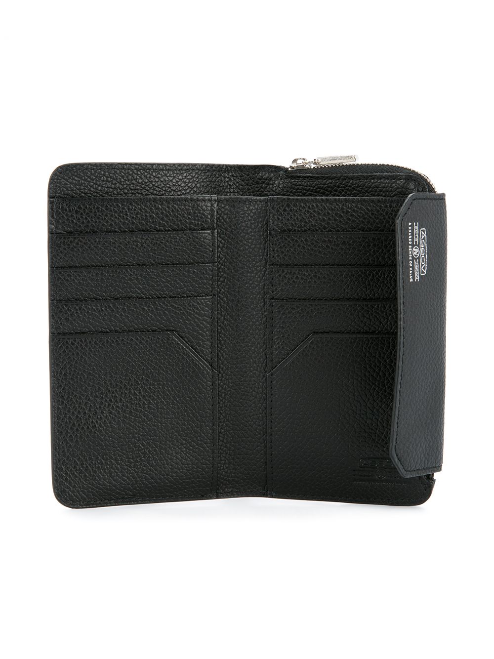 Shop As2ov Shrink Short Wallet In Black