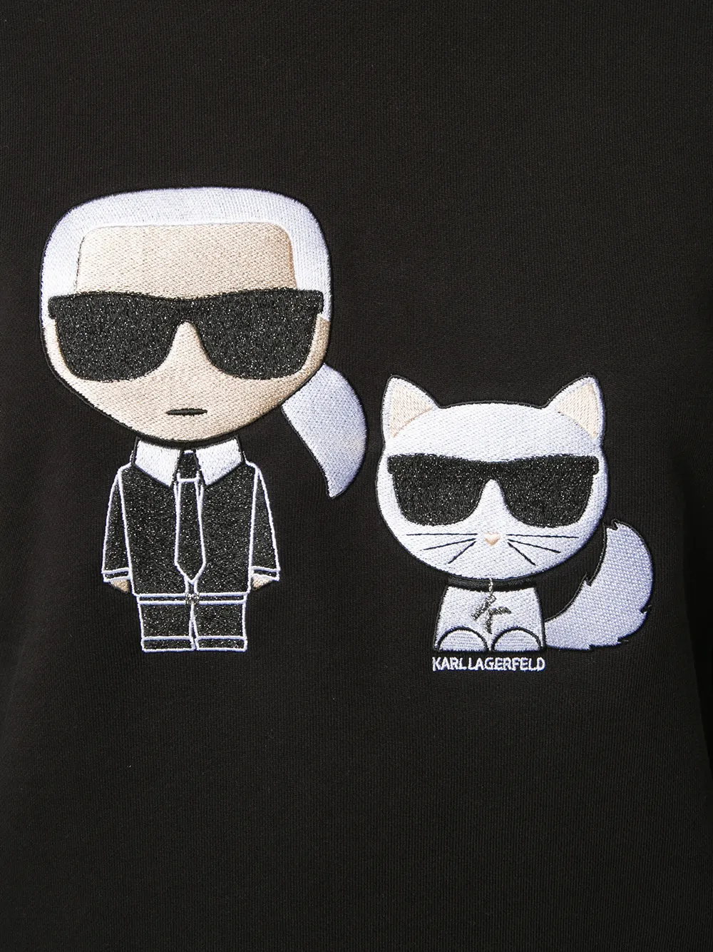 Karl Lagerfeld 'Karl & Choupette Ikonik' Sweatshirt Farfetch Karl Lagerfeld 'Karl & Choupette Ikonik' Sweatshirt Farfetch
