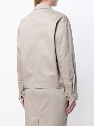 patch-appliquéd field jacket展示图