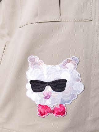 patch-appliquéd field jacket展示图